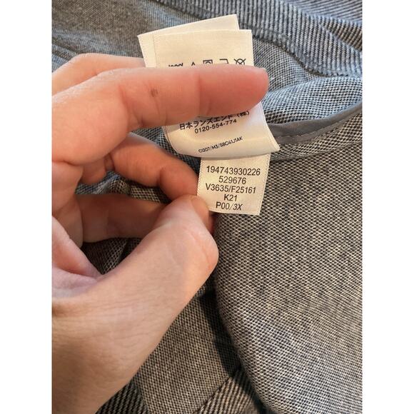 Lands’ End Womens Sweater Coat Jacket Plus Size 3X Navy Blue Casual Fall Comfy - Picture 10 of 10